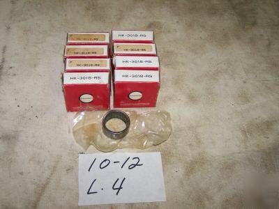 8 pc hk-3018-rs needle bearings-shell type-one seal 