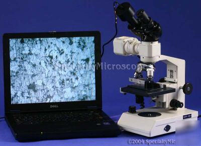 40-600X metallurgical microscope + measuring usb camera