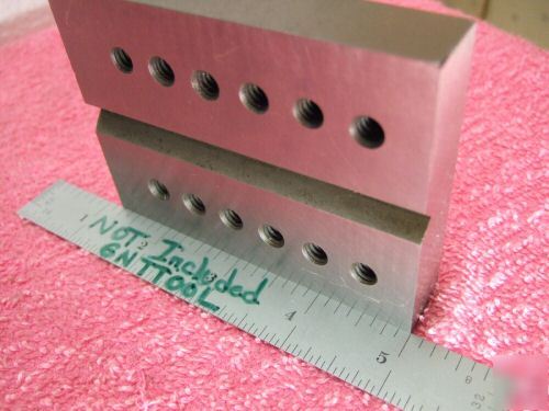 Angle plate step vee toolmaker machinist hard grnd 