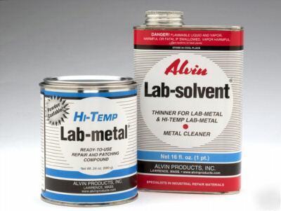 Hi temp lab metal powder coating putty w/ solvent