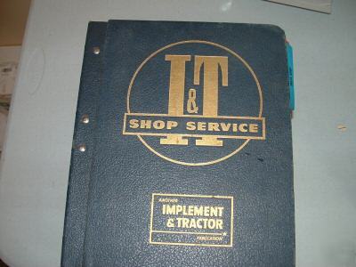 Implement and tractor shop service manuals