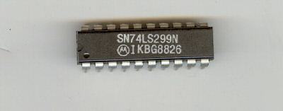 Integrated circuit SN74LS299N electronics motorola