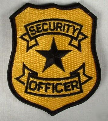 New brand security officer breast patch 