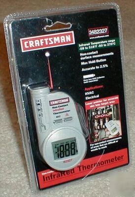 New craftsman infrared thermometer with laser pointer