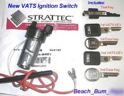 Vats ignition switch cadillac concours 90 - 93 94 95 96