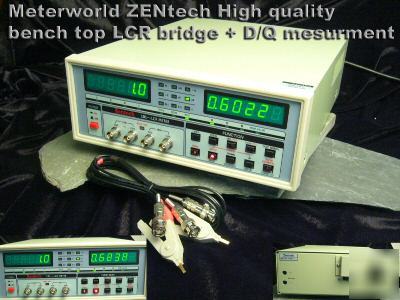 Zentech 101 lcr 4 point bridge bench meter w/ d & q