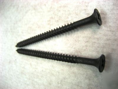 10 x 3-1/2 phillips fine thread drywall screws blk 5LBS