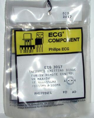 New ECG3017 NTE3017 infrared emitting diode surplus 