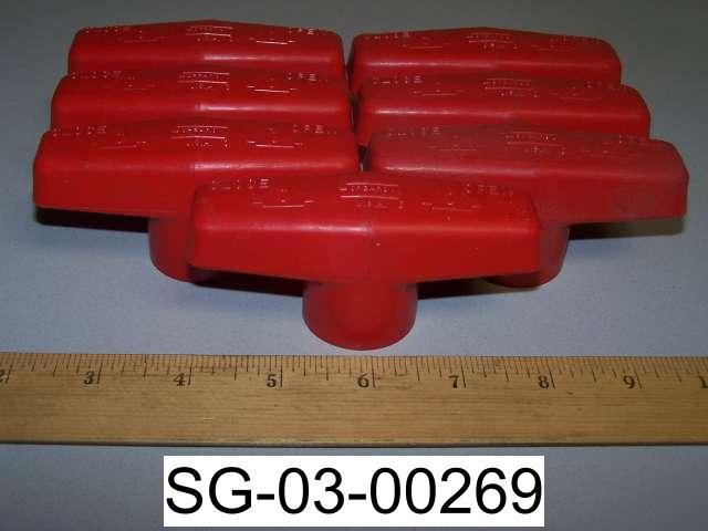 New spears ball valve replacement handles red (7) 