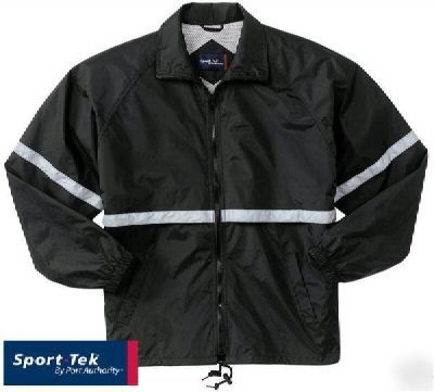 Sport-tek nylon reflective coach's jacket 2X