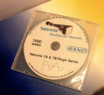Tektronix 7000 series plug-in manuals cd, 