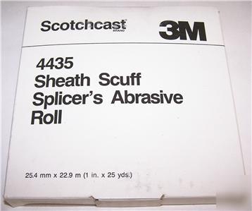 3M scotchcast 4435 sheath scuff abrasive roll qty 3
