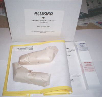 Allegro qualitative respirator test kit saccharin 2040