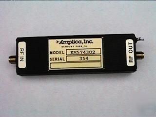 Amplica KM574302 11-18.5 ghz amplifier sma microwave