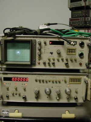 Anritsu microwave repeater test set me 717B