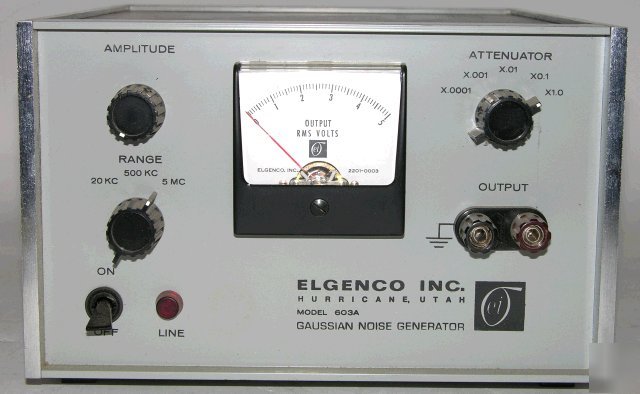 Elgenco 603A gaussian noise generator