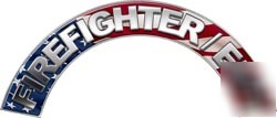 Helmet arcs rocker FF50 reflective firefighter emt flag
