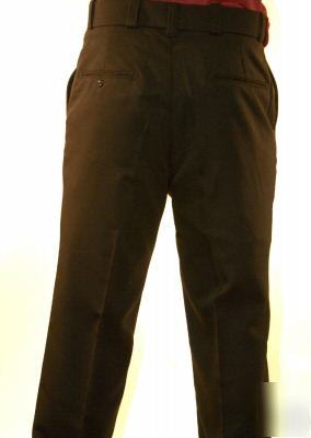 Horace small uniform security pant 100% polyester brown