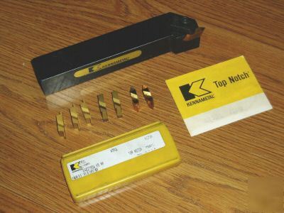 Kennametal threading grooving tool with inserts