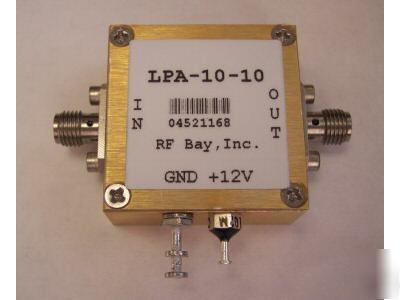New 100MHZ-10GHZ low power amplifier, lpa-10-10, , sma