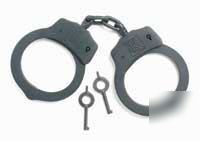 Police equipment supplies import black handcuffs #806
