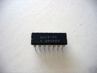 UA741PC tungsram operational amplifier 14 pin ic 4PCS
