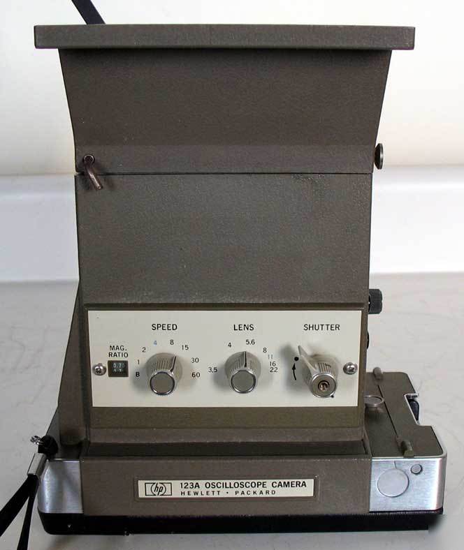 Hp/agilent 123A/10370A oscilloscope camera polaroid