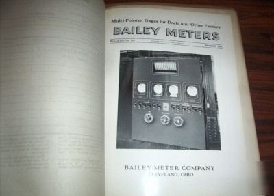 1927 bailey meters bulletin no. 162, instruction book