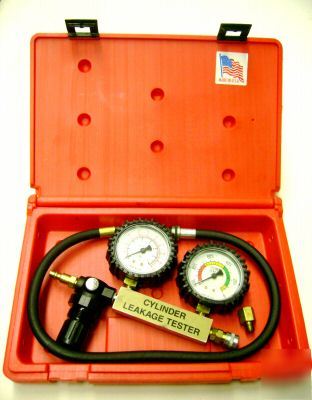 Cylinder leakage tester - made in usa - barely used 