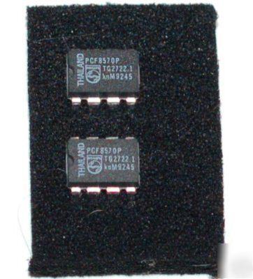 (F29) phillips PCF8570 256 x 8 I2C sram ic chips
