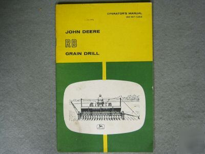 John deere rb grain drill om-M7-1254