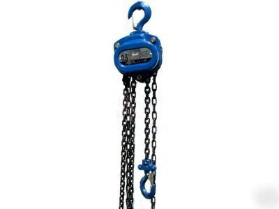 New 1/2 ton ross hand chain hoist - 15' lift