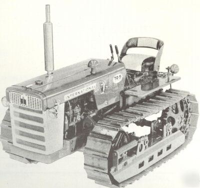 International t-4,t-5,td-5,crawler tractor pts. catalog