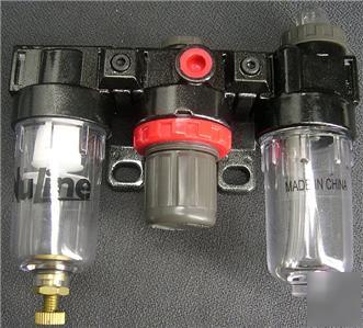 Modular filter regulator and lubricator frl combination