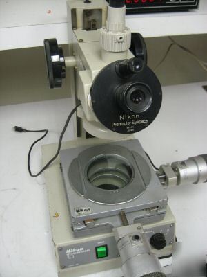Nikon measurescope 10 w/ nikon inspection microscope