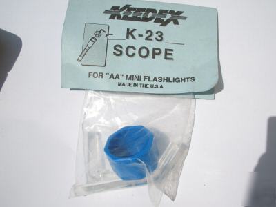 Scope light for mini flashlights locksmith
