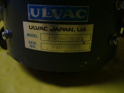 Ulvac japan ltd. ion pump pst-15CSX