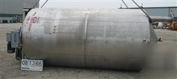 Used: stainless fabrication inc double motion mix tank,