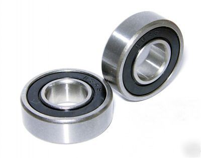 (100) R6-2RS, sealed ball bearings, 3/8