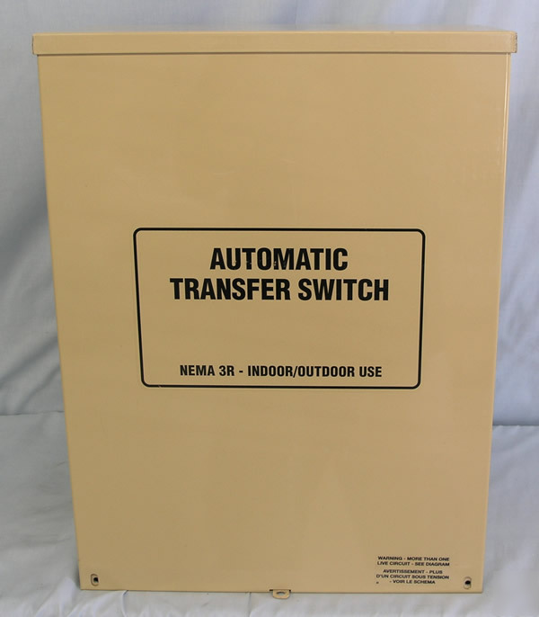 Generac 100 amp auto transfer switch 240VAC generator