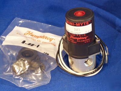 Humphrey 31E1-240VAC 3WAY air valve 1/8