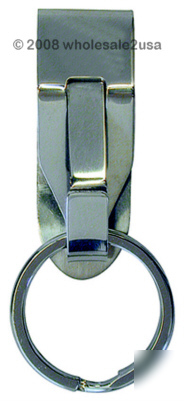Locksmith professional quality belt clip keychain
