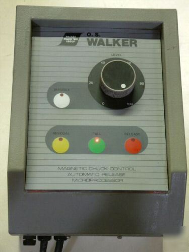 Nice walker electromagnetic chuck control * grinder