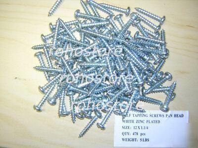Self tapping screws 12X1.1/4 panhead philips combi zinc