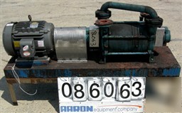 Used: sihi liquid ring vacuum pump, model LPHR55320, ca