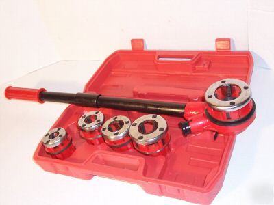  ratchet type pipe threader tool set in box