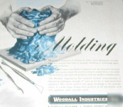Woodall industries-fabricators detroit -4 1945 ads lot