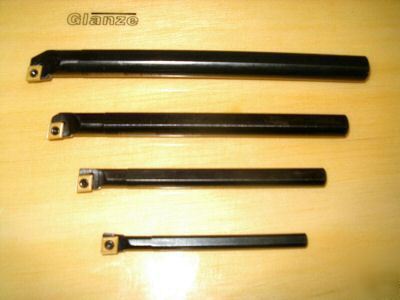 Set of 4 glanze indexable boring tools 6 8 10 & 12MM