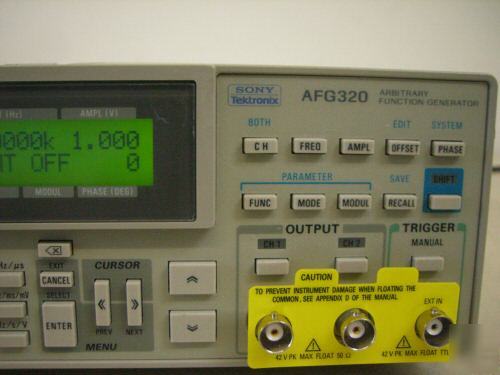 Tektronix AFG320 arbitrary function generator, 16 mhz