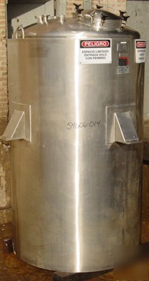 Used: lee reactor, 1000 gallon, model 1500U, 316L stain